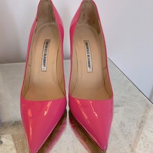Manolo Blahnik BB Patent Leather Pumps